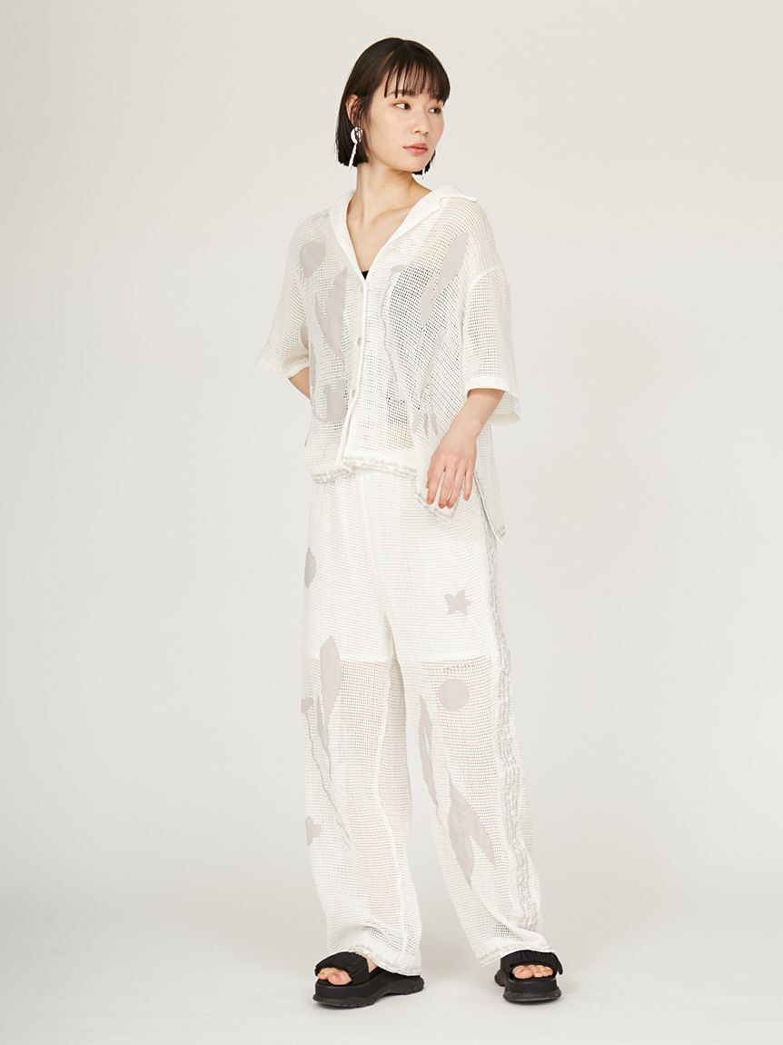 emmi atelier「【emmi&times;Leo Lionni】 メッシュパンツ」|チノ|