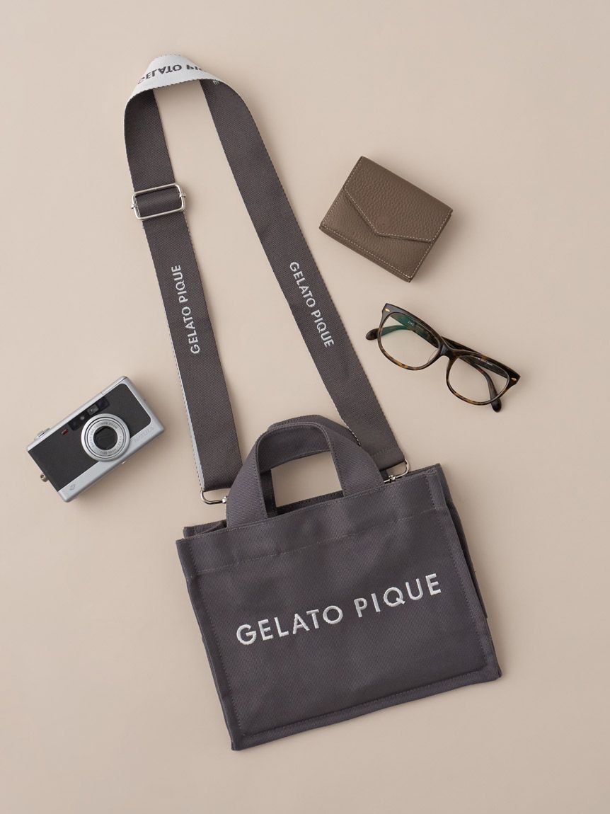 gelato pique「キャンバスロゴショルダーバッグ」|ショルダー・メッセンジャー|DGRY