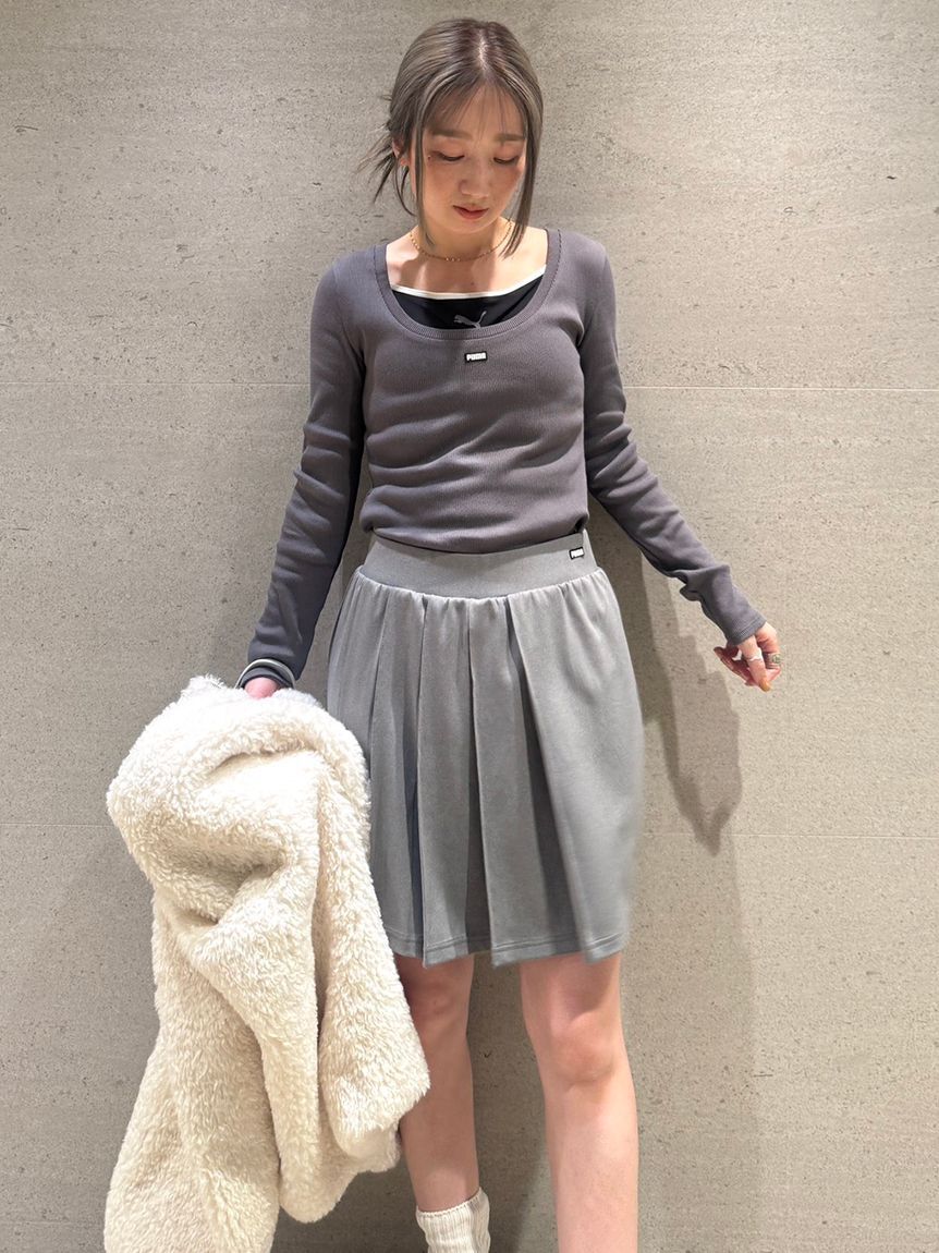 SNIDEL「【SNIDEL&times;PUMA】プリーツミニスカショーパン」|その他|