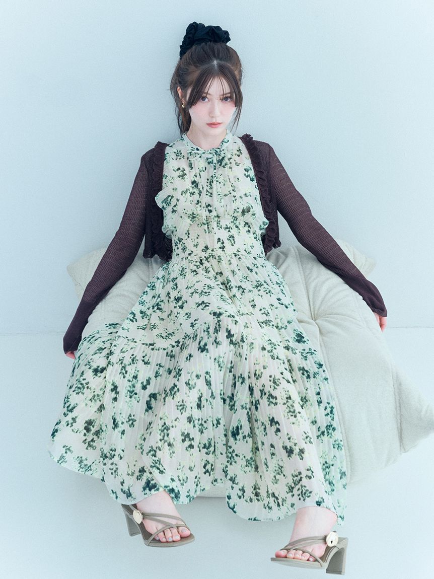 SNIDEL「【販路限定サイズあり】Sustainableフリルワンピース」|ワンピース|