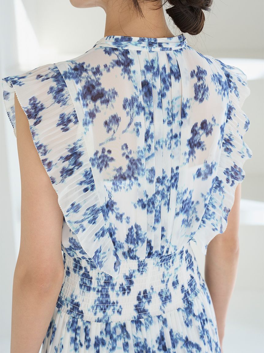 SNIDEL「【販路限定サイズあり】Sustainableフリルワンピース」|ワンピース|