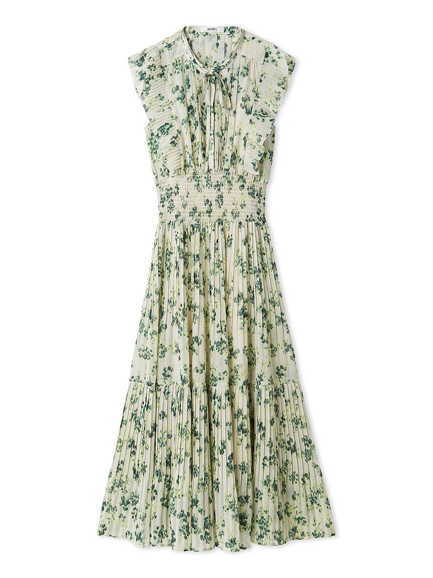 SNIDEL「【販路限定サイズあり】Sustainableフリルワンピース」|ワンピース|