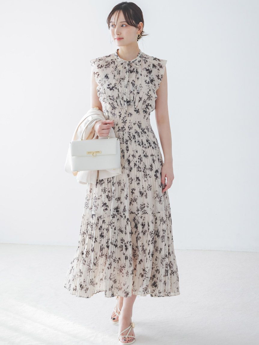 SNIDEL「【販路限定サイズあり】Sustainableフリルワンピース」|ワンピース|