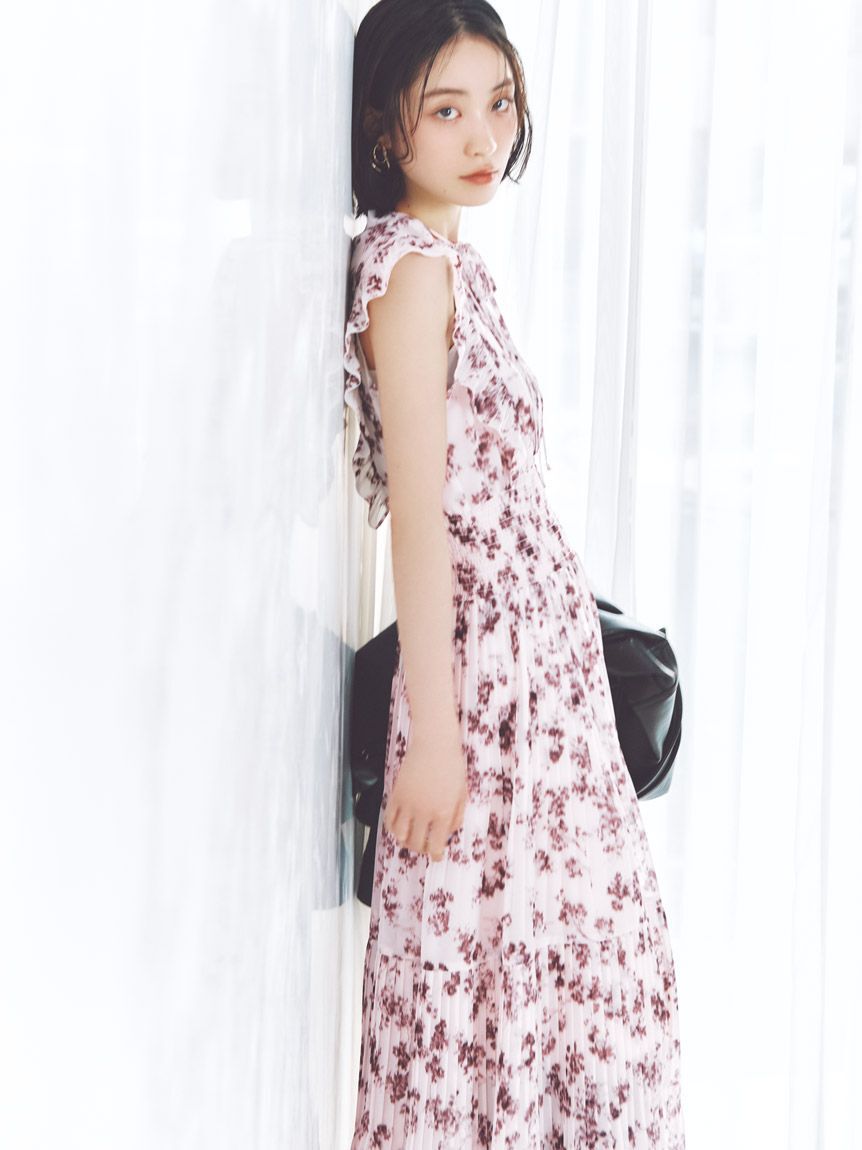 SNIDEL「【販路限定サイズあり】Sustainableフリルワンピース」|ワンピース|