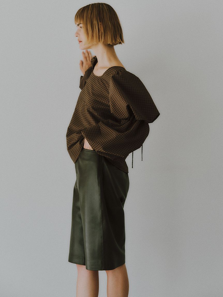 styling/「【セットアップ対応】ラムレザーハーフパンツ」|その他|