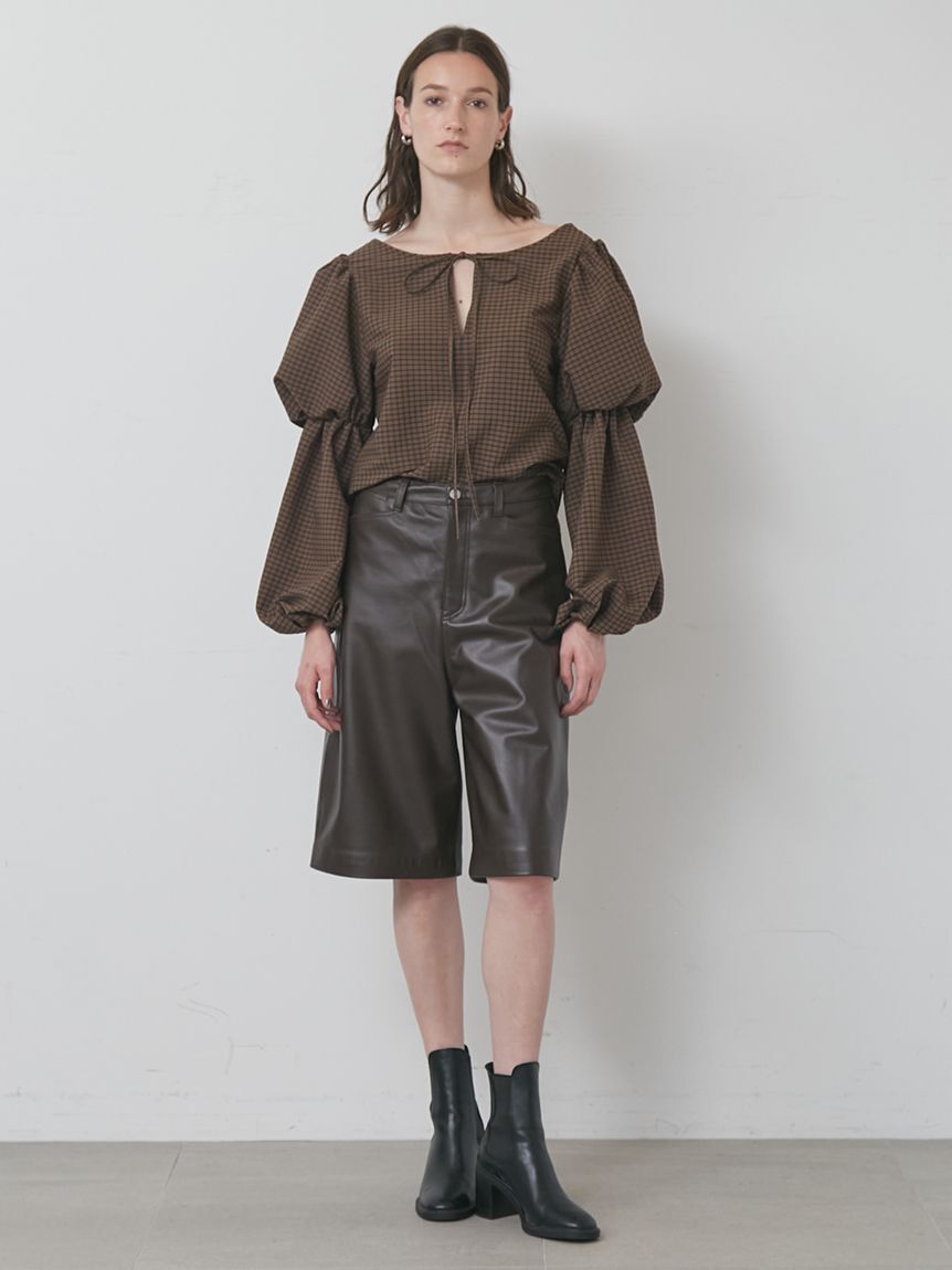 styling/「【セットアップ対応】ラムレザーハーフパンツ」|その他|