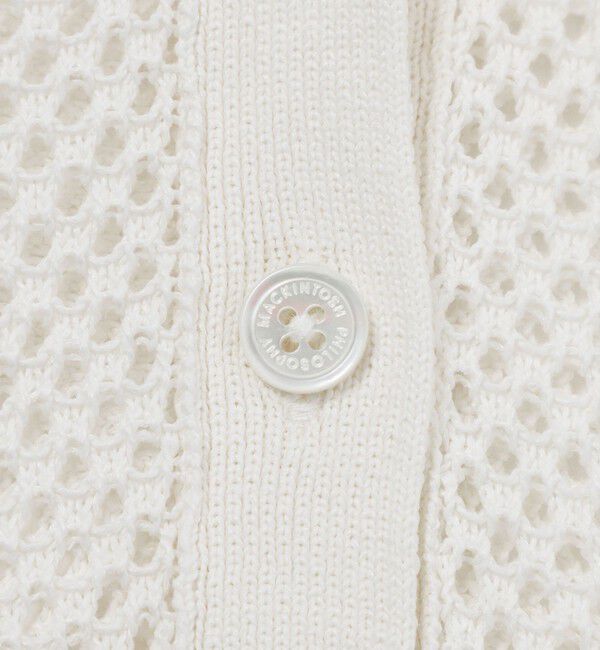 MACKINTOSH PHILOSOPHY「メッシュニットカーディガン」|ニット・セーター|