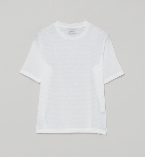 MACKINTOSH PHILOSOPHY「クレープタッチハーフスリーブカットソー」|Tシャツ・カットソー|オフホワイト