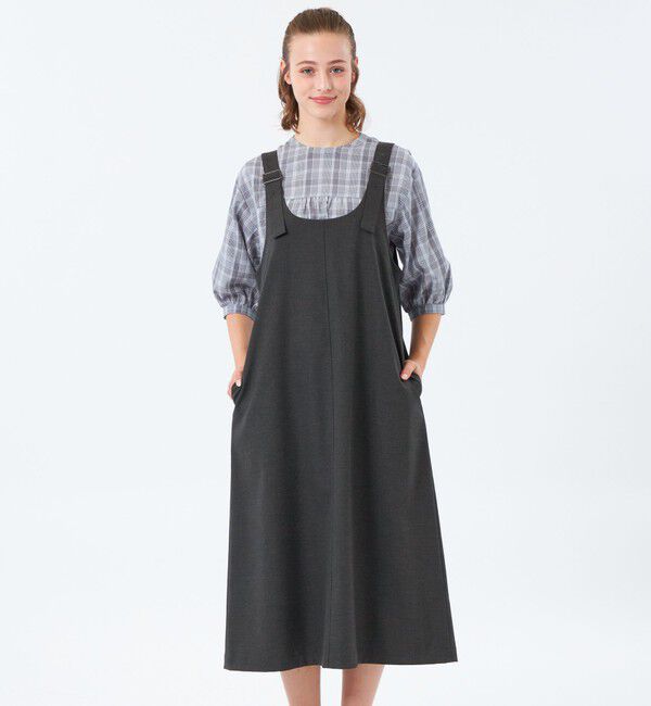 MACKINTOSH PHILOSOPHY「2wayジャンパースカート」|ワンピース|チャコールグレー
