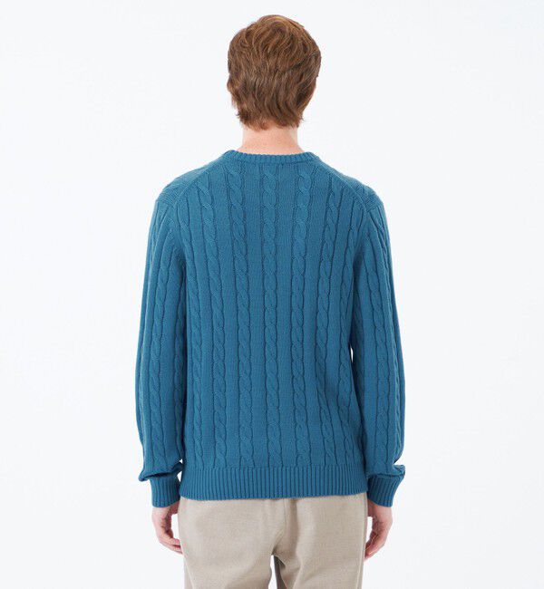 MACKINTOSH PHILOSOPHY「バッキンガムベア ケーブル クルーネックプルオーバー」|ニット・セーター|