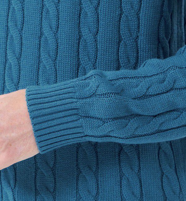 MACKINTOSH PHILOSOPHY「バッキンガムベア ケーブル クルーネックプルオーバー」|ニット・セーター|