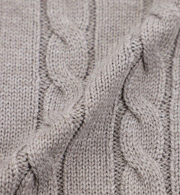 MACKINTOSH PHILOSOPHY「バッキンガムベア ケーブル クルーネックプルオーバー」|ニット・セーター|