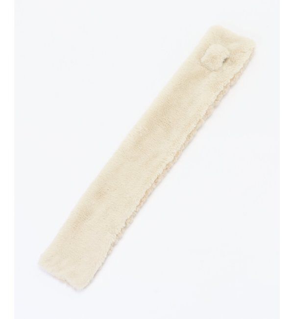 ikka「エコボアXフェイクファーリバー差し込み」|マフラー|