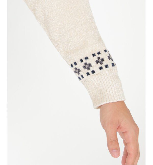 ikka「球心柄モールクルーニット」|ニット・セーター|