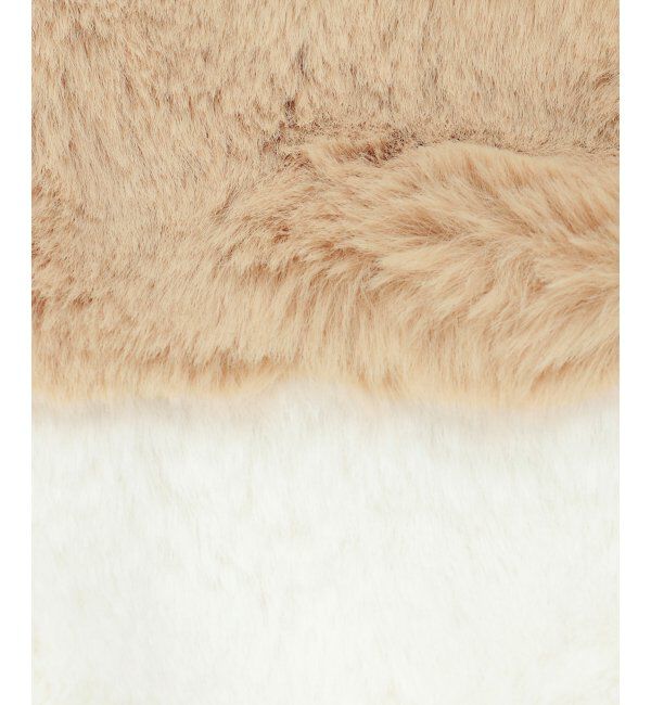 ikka kids「ボーダー切り替えフェイクファーマフラー」|その他|