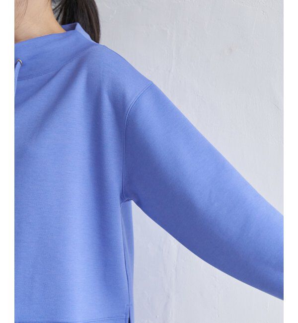 ikka「ダンボールニットスピンドルプルオーバー」|パーカー|