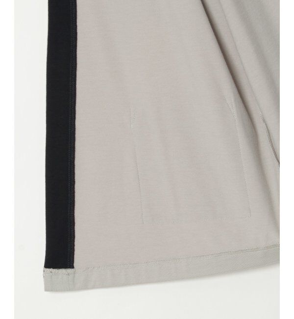 ikka「バイカラーボタンレスカーディガン」|カーディガン|