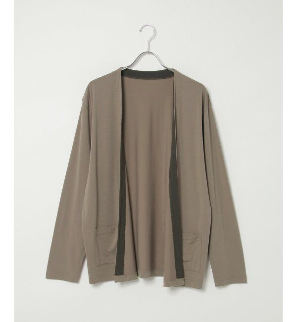 ikka「バイカラーボタンレスカーディガン」|カーディガン|
