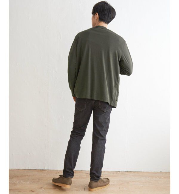 ikka「バイカラーボタンレスカーディガン」|カーディガン|