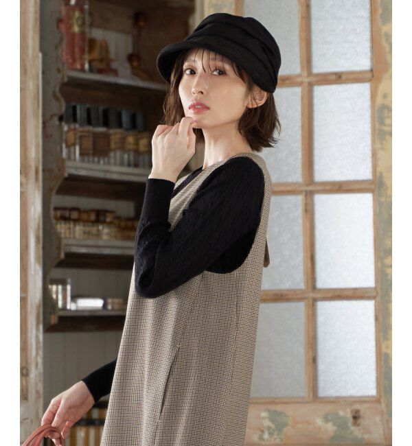 ikka「エコスエードバイザーキャスケット」|その他|