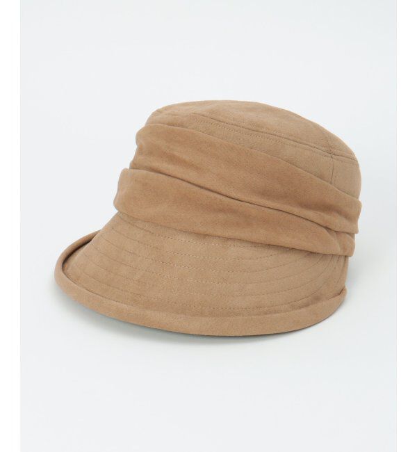 ikka「エコスエードバイザーキャスケット」|その他|キャメル