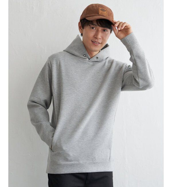 ikka「【抗菌防臭】GOKU楽ダンボールパーカー」|パーカー|グレー