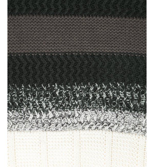 ikka「バイカラーグラデーションニット」|プルオーバー|