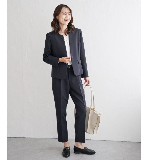 IKKA LOUNGE「ウォッシャブルキーネックジャケット」|その他|