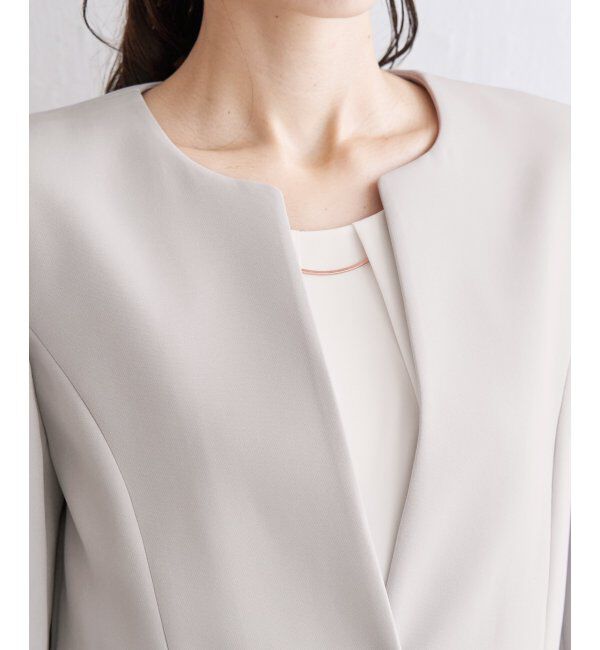 IKKA LOUNGE「ウォッシャブルキーネックジャケット」|その他|