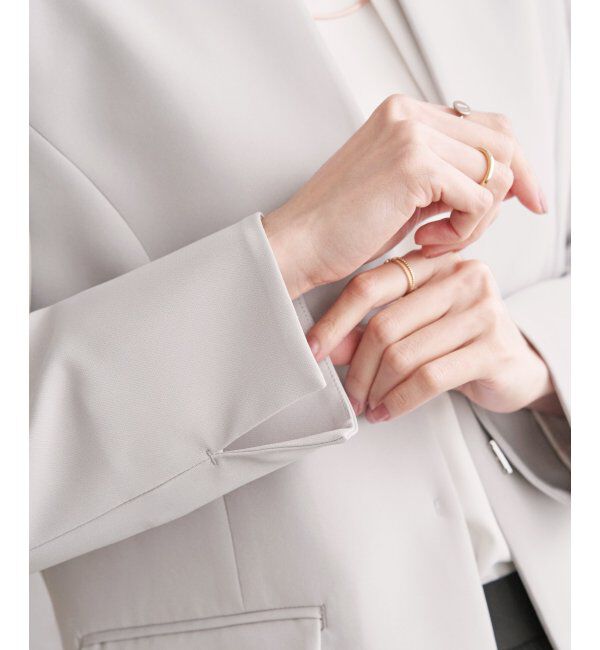 IKKA LOUNGE「ウォッシャブルキーネックジャケット」|その他|