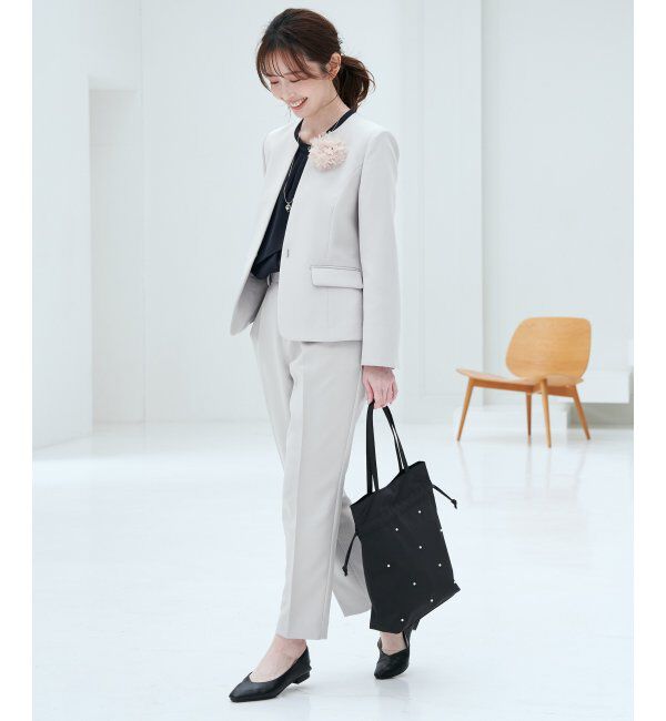 IKKA LOUNGE「ウォッシャブルキーネックジャケット」|その他|