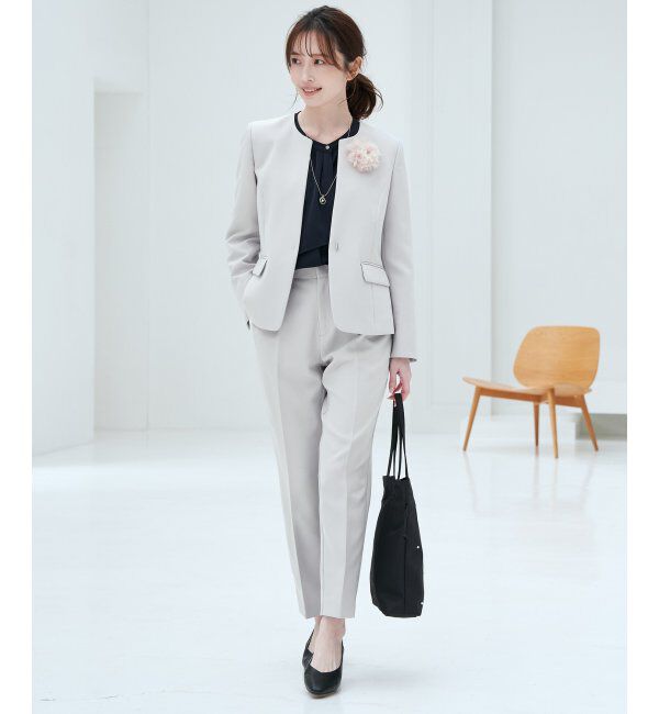 IKKA LOUNGE「ウォッシャブルキーネックジャケット」|その他|