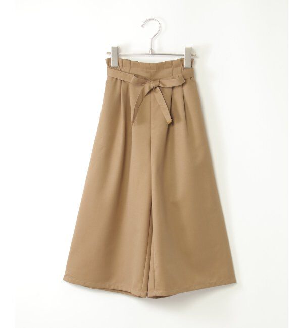 ikka kids「TRベルト付きタックワイドパンツ（120~160cm）」|その他|