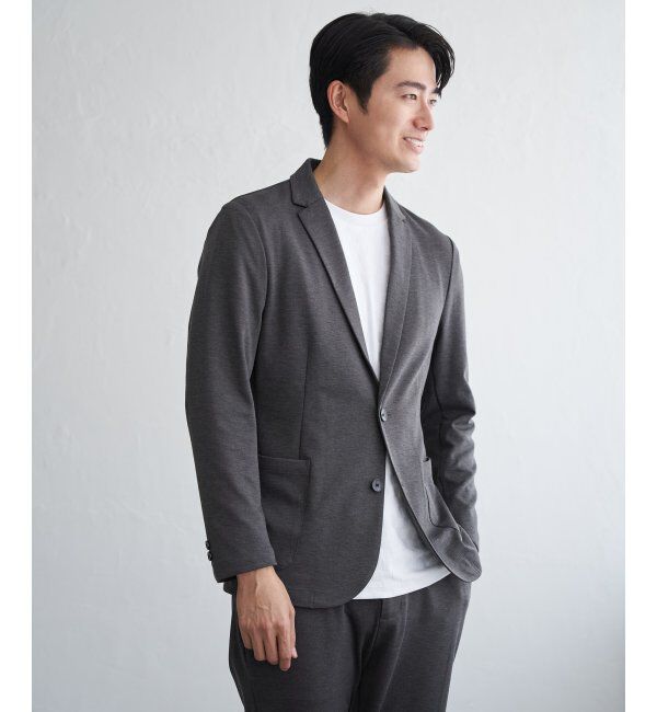 IKKA LOUNGE「GOKU楽ワークTRポンチジャケット」|テーラードジャケット|