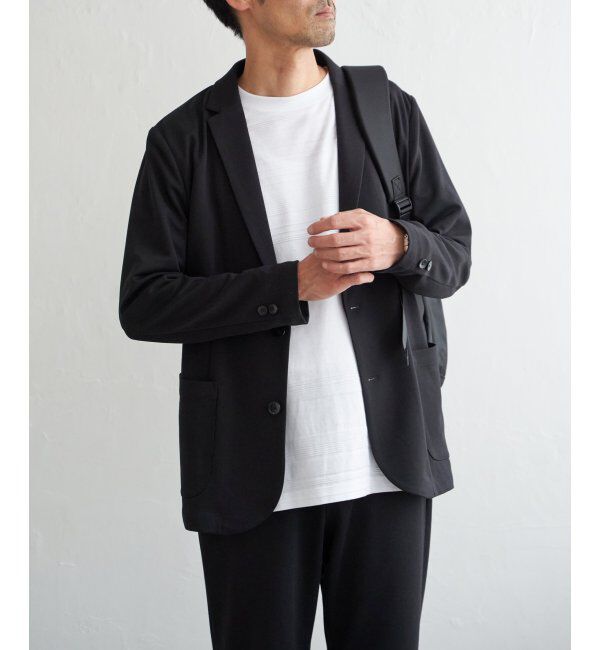IKKA LOUNGE「GOKU楽ワークTRポンチジャケット」|テーラードジャケット|