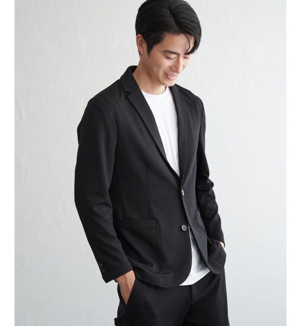 IKKA LOUNGE「GOKU楽ワークTRポンチジャケット」|テーラードジャケット|