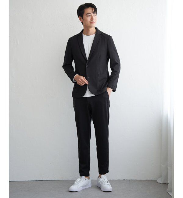 IKKA LOUNGE「GOKU楽ワークTRポンチジャケット」|テーラードジャケット|