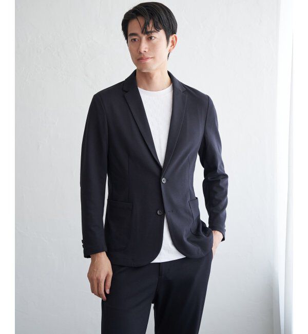 IKKA LOUNGE「GOKU楽ワークTRポンチジャケット」|テーラードジャケット|