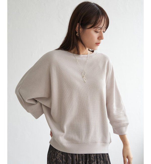 ikka「タックフライスドルマンプルオーバー」|その他|ベージュ