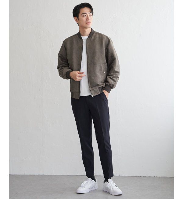 ikka「フェイクスウェードブルゾン」|ブルゾン・スタジャン|