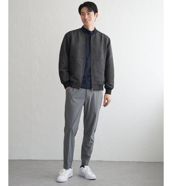 ikka「フェイクスウェードブルゾン」|ブルゾン・スタジャン|