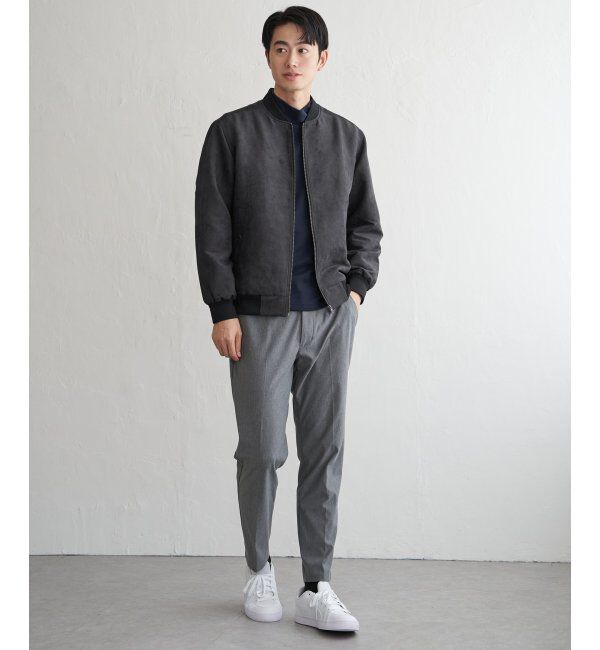 ikka「フェイクスウェードブルゾン」|ブルゾン・スタジャン|