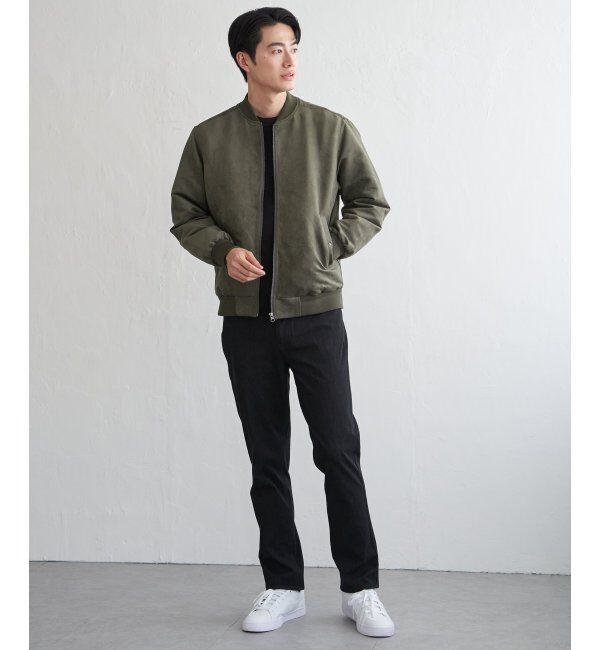 ikka「フェイクスウェードブルゾン」|ブルゾン・スタジャン|