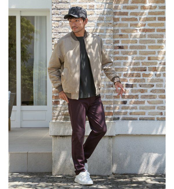 ikka「フェイクスウェードブルゾン」|ブルゾン・スタジャン|