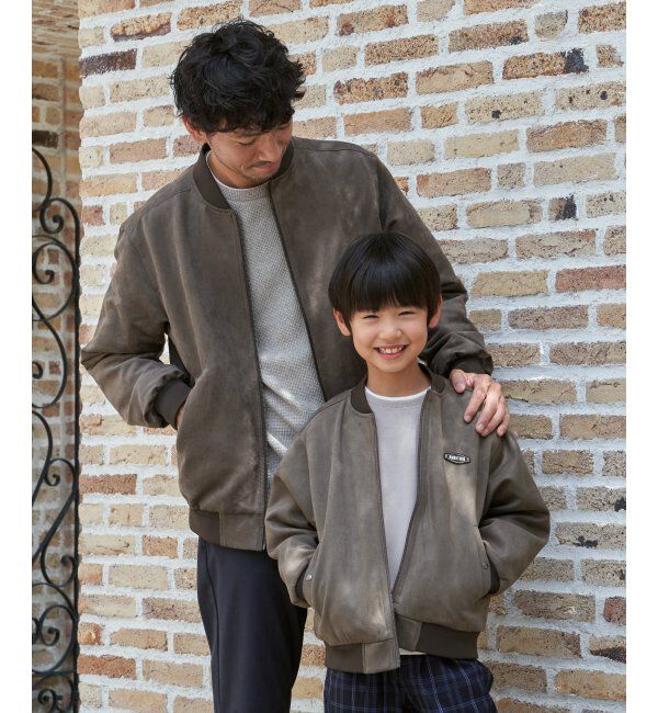 ikka「フェイクスウェードブルゾン」|ブルゾン・スタジャン|