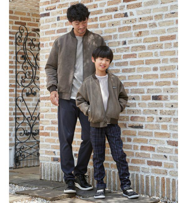 ikka「フェイクスウェードブルゾン」|ブルゾン・スタジャン|