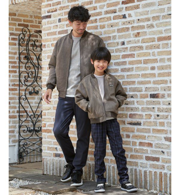 ikka「フェイクスウェードブルゾン」|ブルゾン・スタジャン|