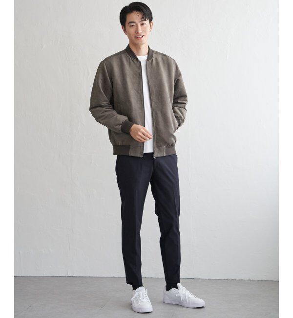 ikka「フェイクスウェードブルゾン」|ブルゾン・スタジャン|