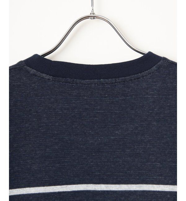 ikka「ジャカード3カラーボーダーロンT」|Tシャツ・カットソー|