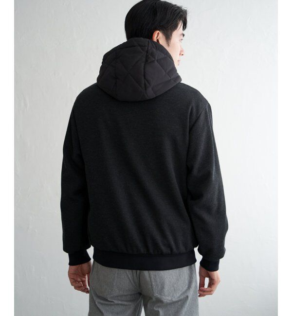 ikka「【親子コーデ】sorona(R)ブロックスコンビパーカー」|ブルゾン・スタジャン|